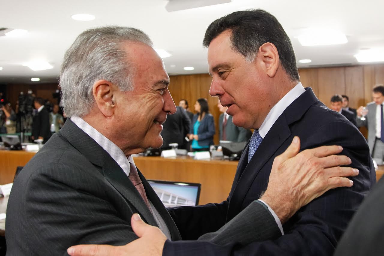Brasília - DF, 22/11/2016. Presidente Michel Temer, o Presidente do Senado, senador Renan Calheiros e o Presidente da Câmara, deputado Rodrigo Maia durante reunião com Governadores. Foto: Beto Barata/PR