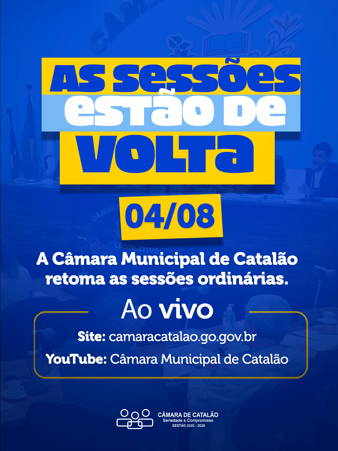 Volta das sessões